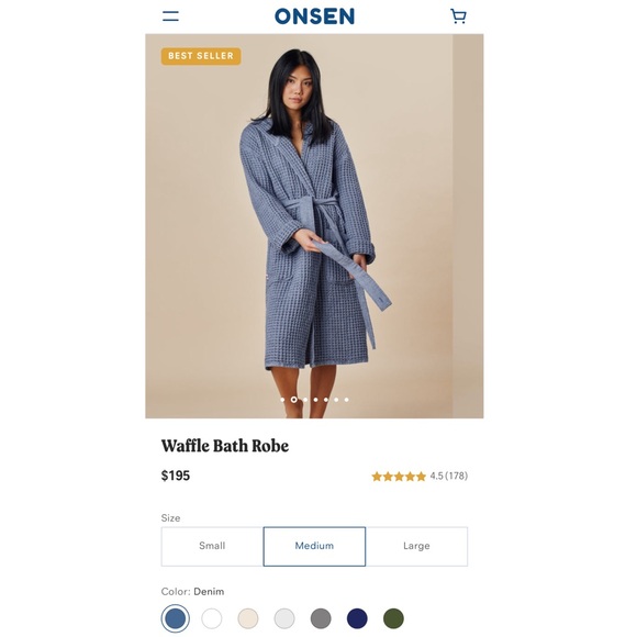 Like New UNISEX Waffle Robes - Picture 5 of 6